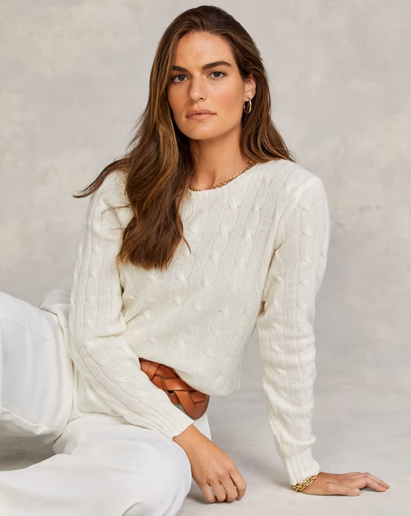 Cable-Knit Cashmere Jumper