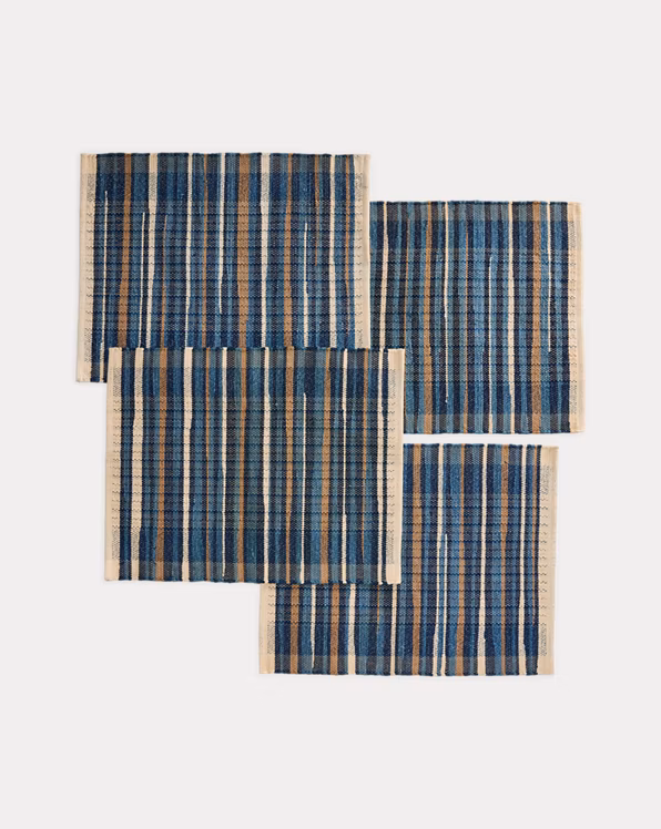 Handwoven Jacquard Placemat Set