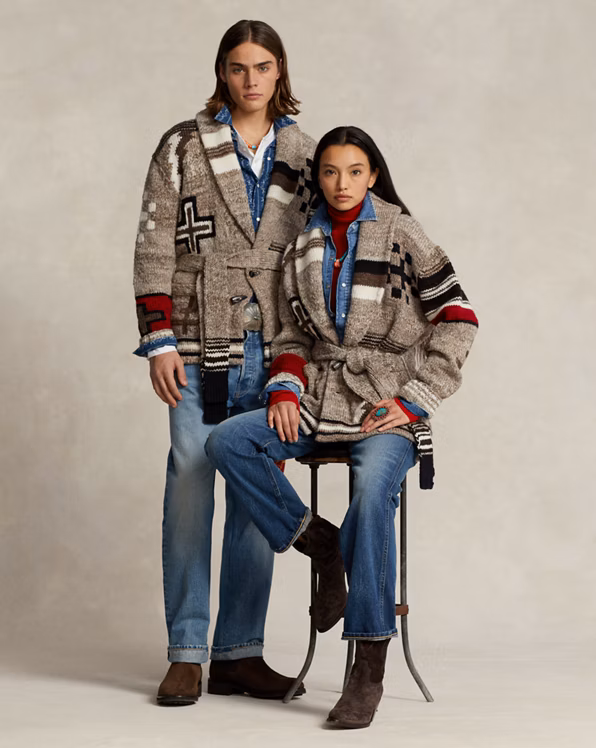 PRL x Naiomi Glasses Wrap Cardigan