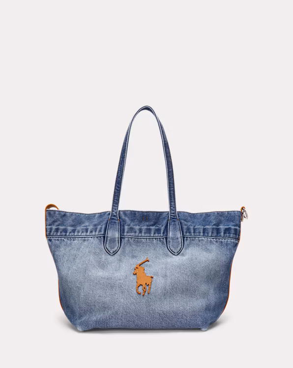 Big Pony Denim Medium Bellport Tote