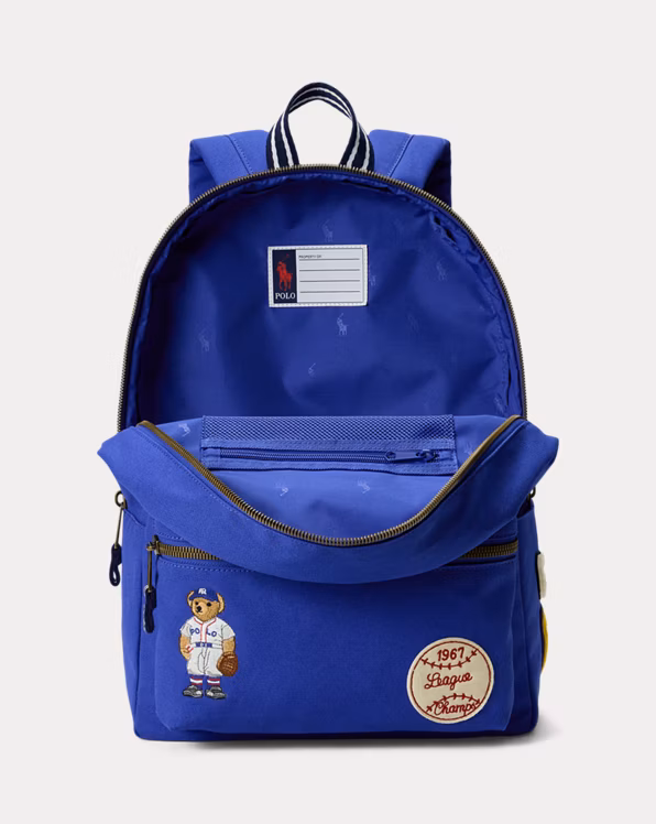 Polo Bear Canvas Backpack