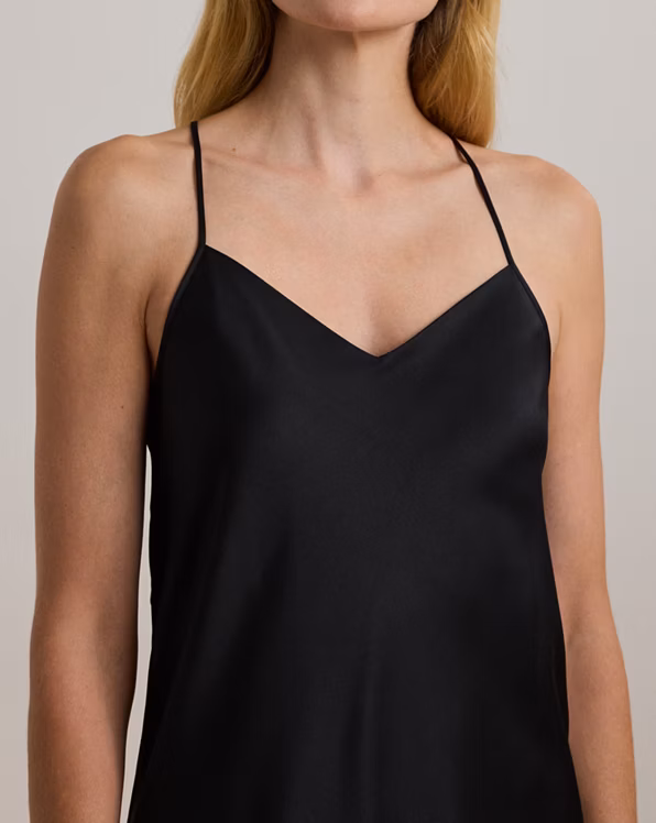 Satin Sleeveless Nightgown