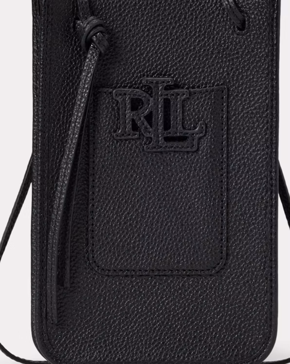 Pebbled Cameryn Crossbody Tech Case