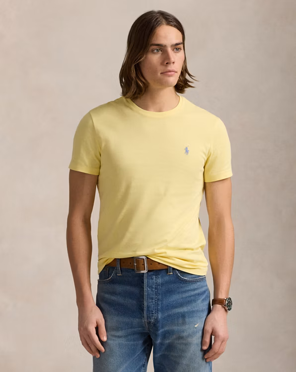 Custom Slim Fit Jersey Crewneck T-Shirt