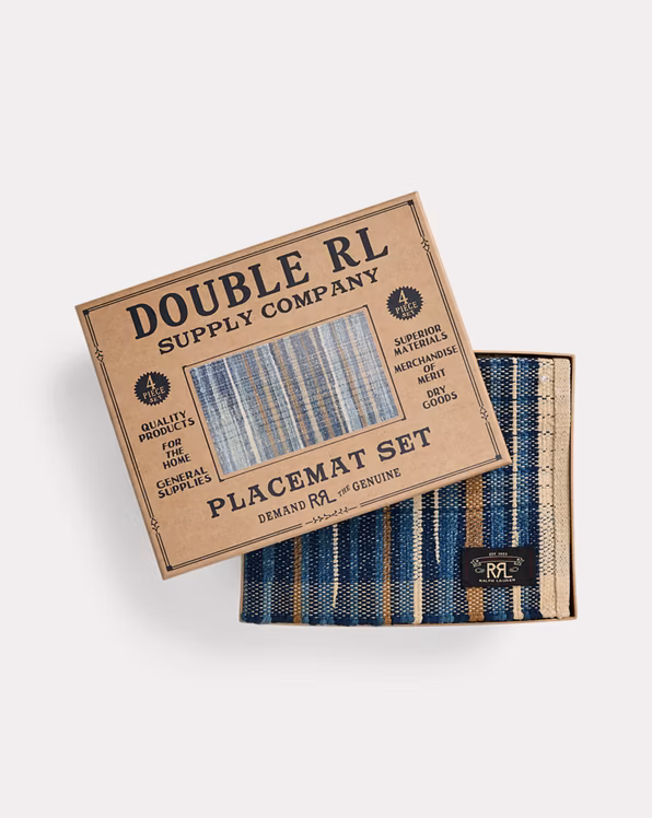 Handwoven Jacquard Placemat Set