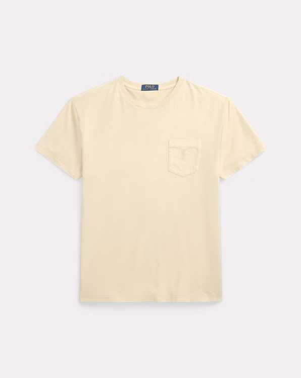 Custom Slim Mineral-Dyed Pocket T-Shirt