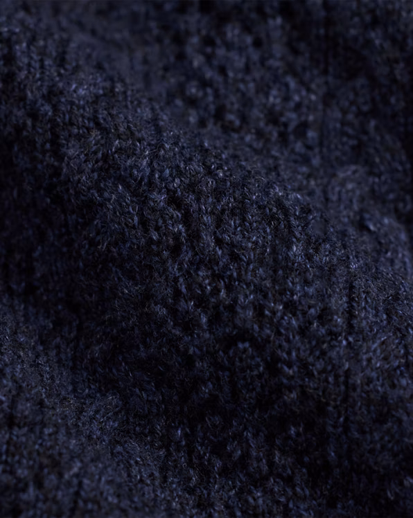 Cable-Knit Pointelle Cardigan