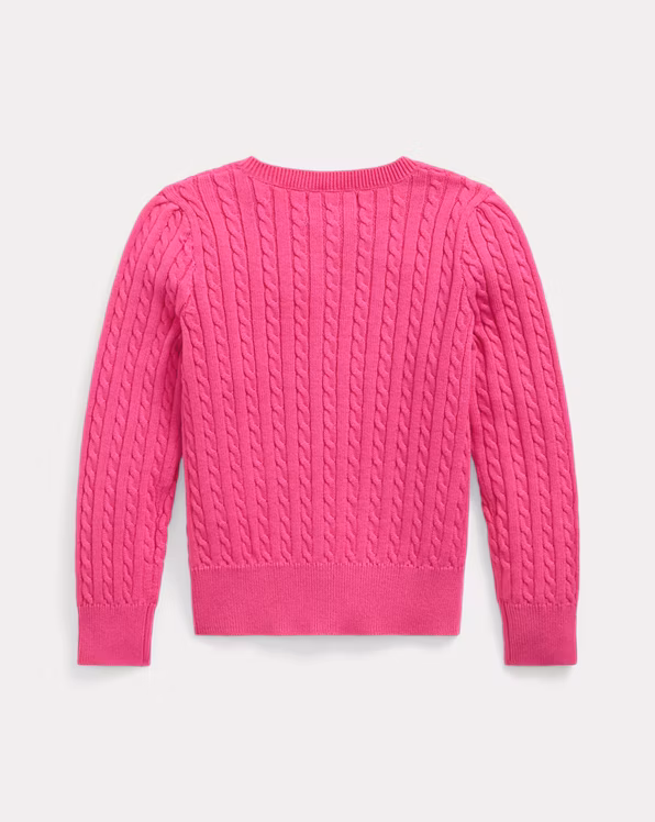 Mini-Cable Cotton Cardigan