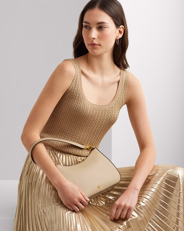 Crosshatch Leather Medium Danni Bag