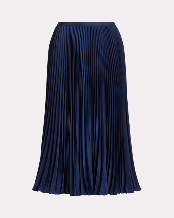 Pleated Georgette Skirt