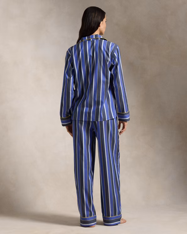 Striped Long-Sleeve Pyjama Set