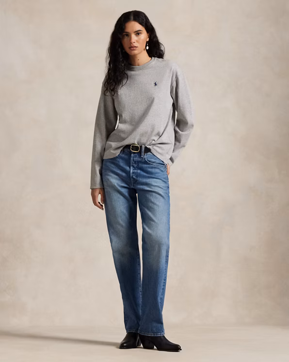 Cotton Jersey Long-Sleeve T-Shirt