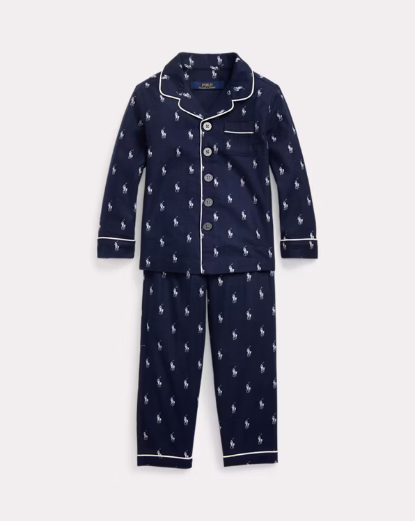 Polo Pony Brushed Twill Sleep Set