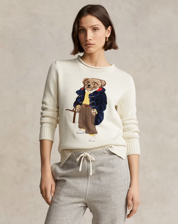 Polo Bear Cotton Jumper