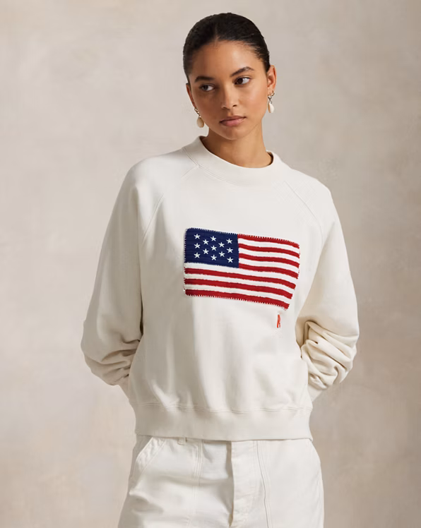 Logo Flag French Terry Crewneck
