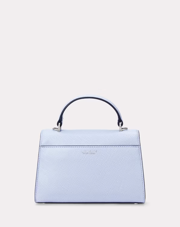 Crosshatch Leather Small Farrah Satchel