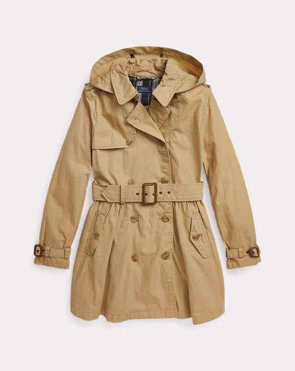 Hooded Trench Coat