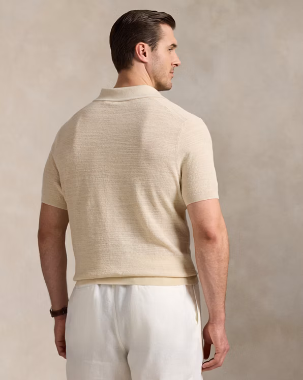 Textured Cotton-Linen Jumper