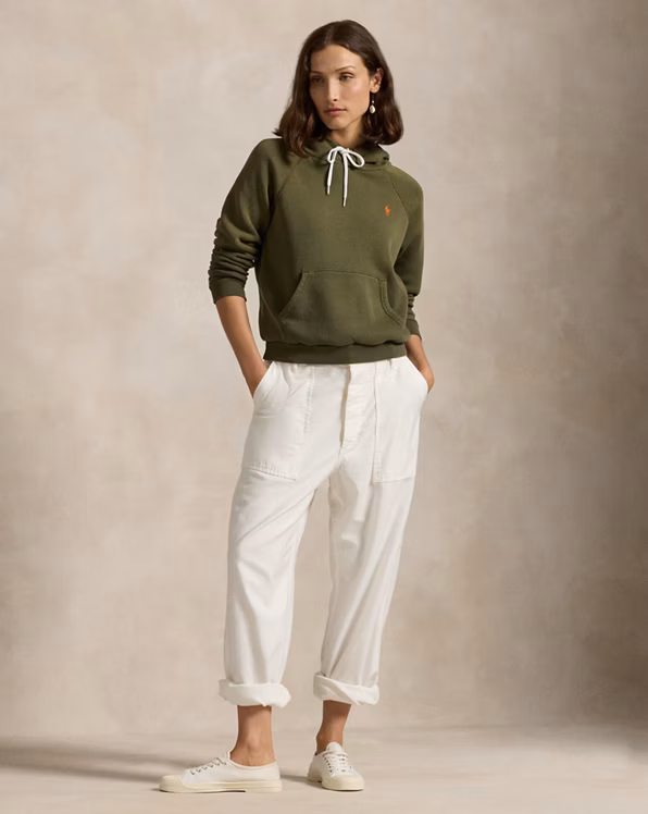 Shrunken Fit Fleece Hoodie