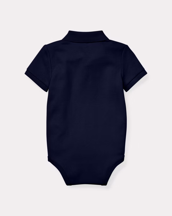 Soft Cotton Polo Bodysuit