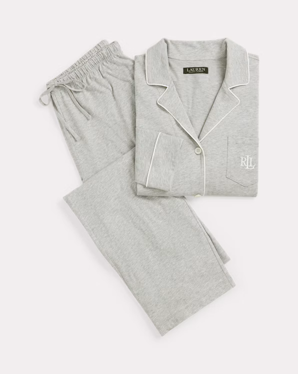 Knit Cotton-Blend Sleep Set