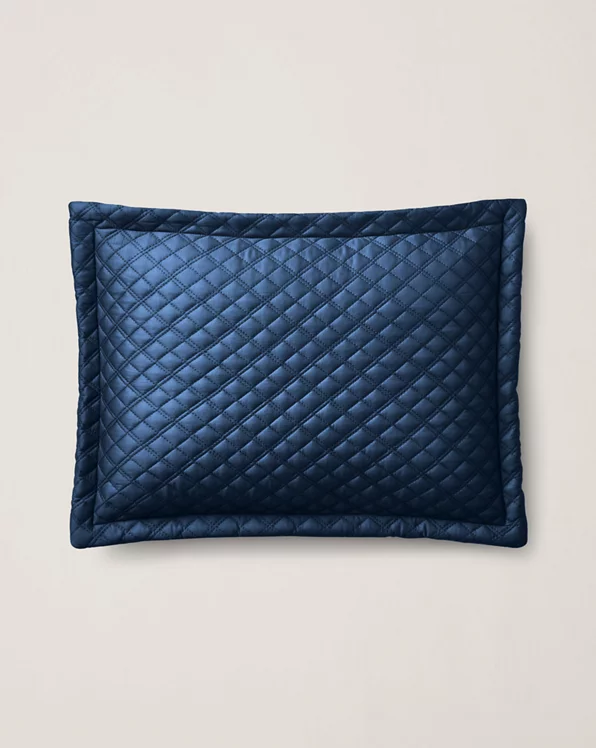 Argyle Sateen Throw Pillow