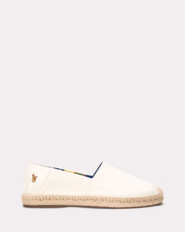 Cevio Washed Canvas Espadrille