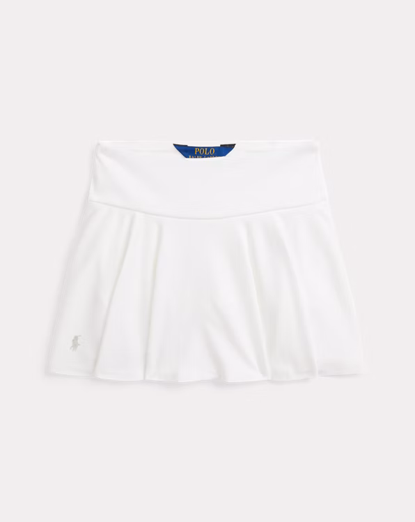 Flounced Stretch Ponte Skort