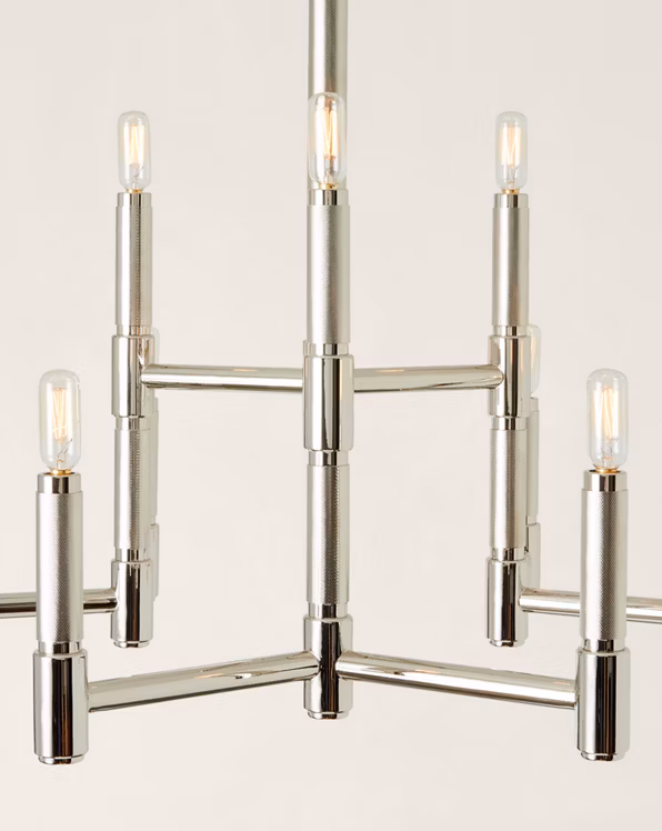 Barrett Medium Knurled Chandelier