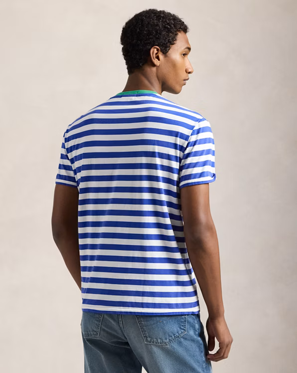 Classic Fit Striped Jersey T-Shirt