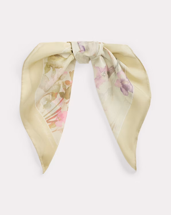Floral Square Scarf