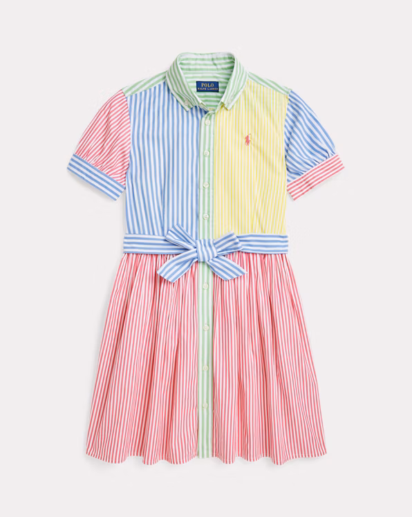 Striped Cotton Fun Shirtdress