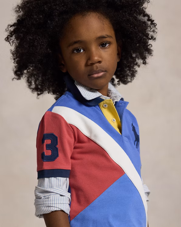 Big Pony Cotton Mesh Polo Shirt