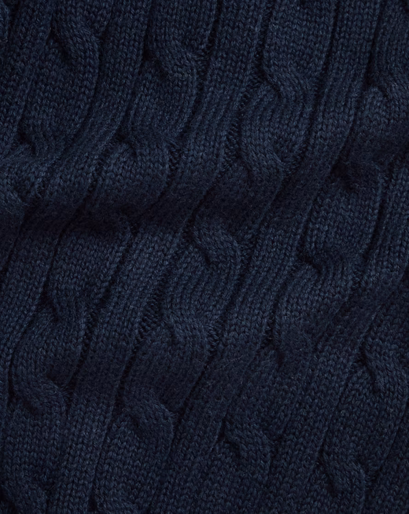 Cable-Knit Cotton Cardigan & Trouser Set