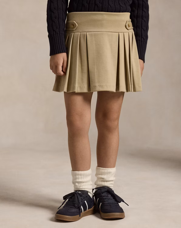 Pleated Ponte Skort