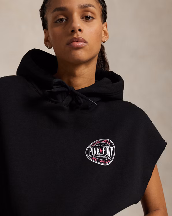 Pink Pony Sleeveless Hoodie