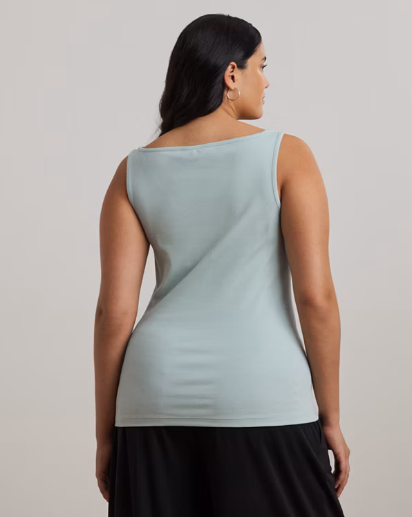 Stretch Cotton Tank