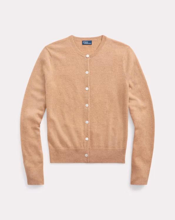 Cashmere Crewneck Cardigan