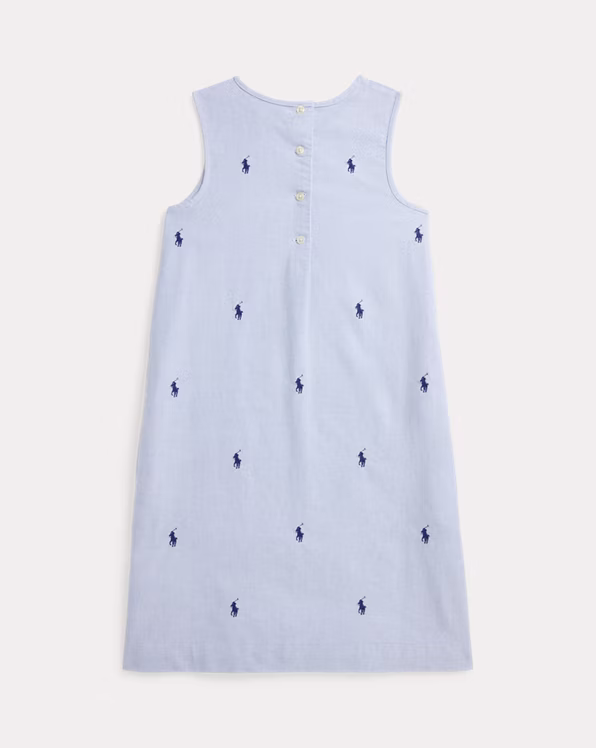 Polo Pony Cotton Oxford Dress