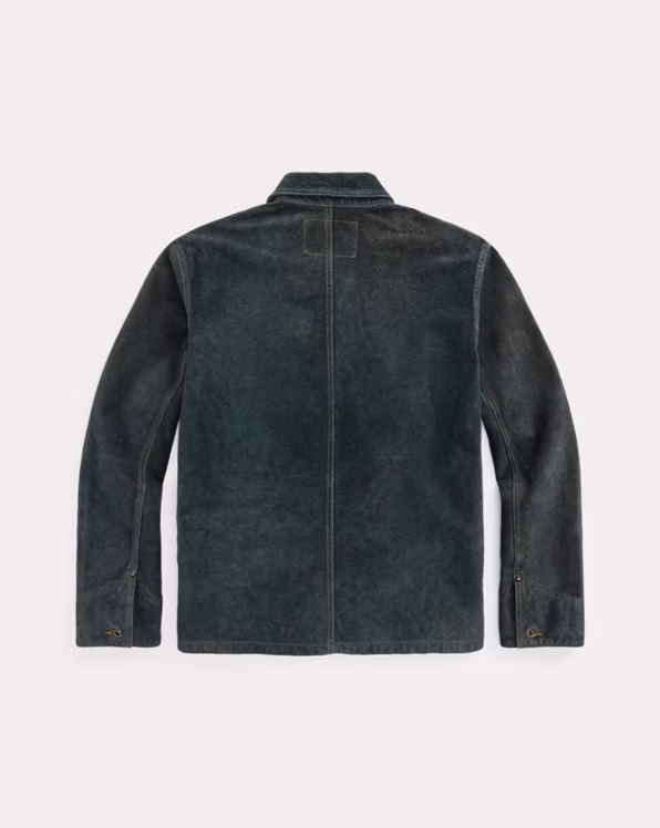 Indigo Roughout Suede Jacket