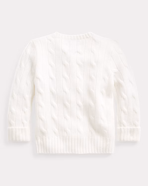 Cable-Knit Cashmere Cardigan