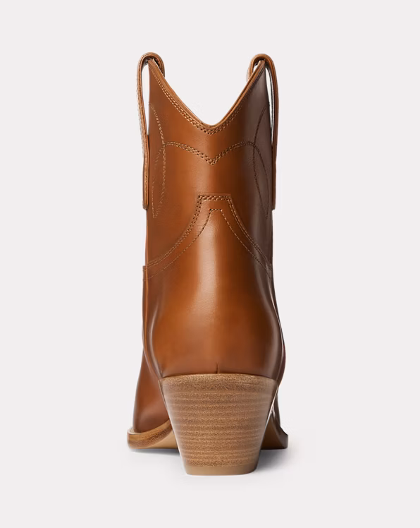 Jayme Burnished Calfskin Bootie