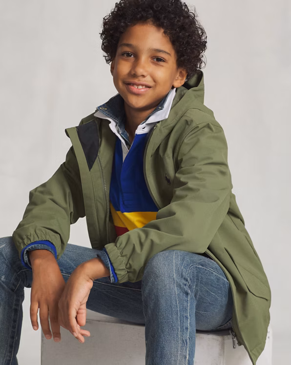 P-Layer 1 Water-Repellent Hooded Jacket