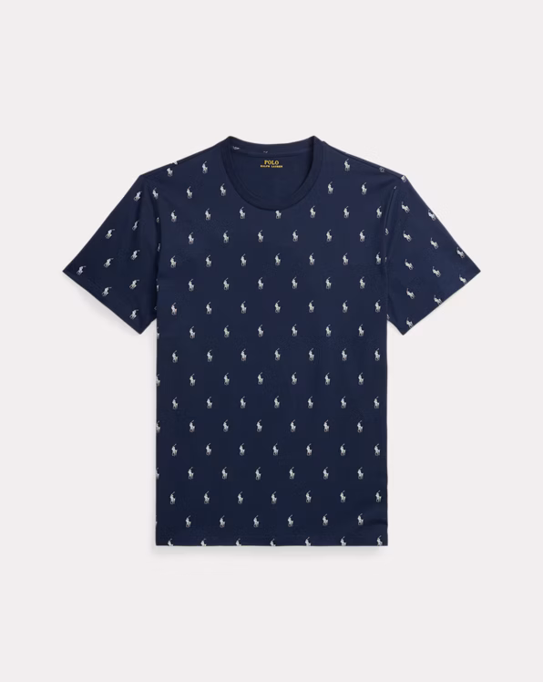 Allover Pony Cotton Jersey Sleep Shirt