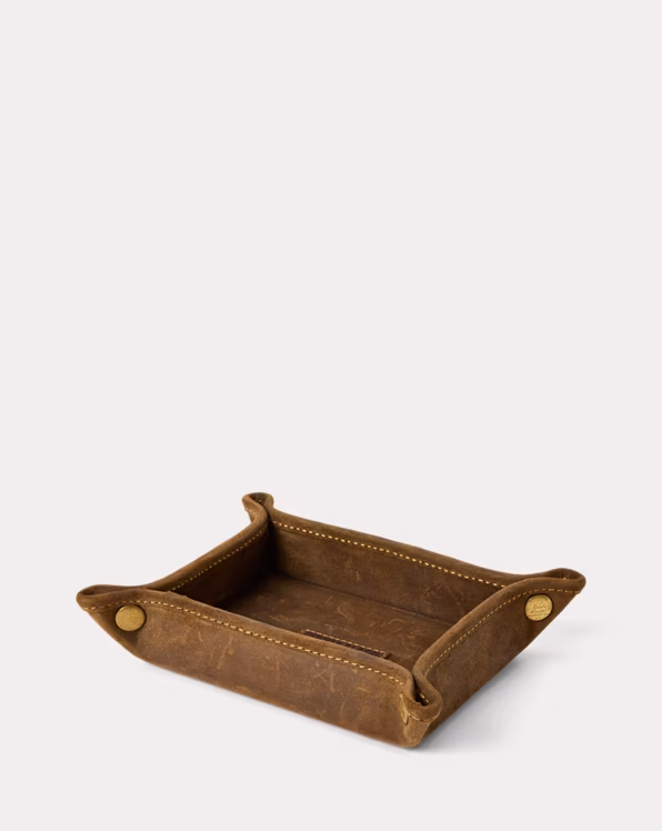 Limited-Edition Suede Valet Tray