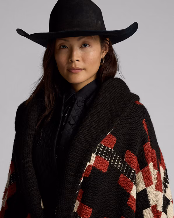 RRL x Zefren-M Hooded Wrap Cardigan