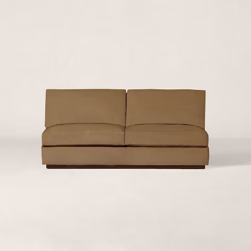Desert Modern Two-Seat Armless Sofa