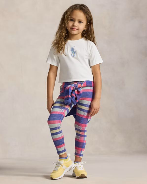 Big Pony Cotton Jersey Boxy T-shirt