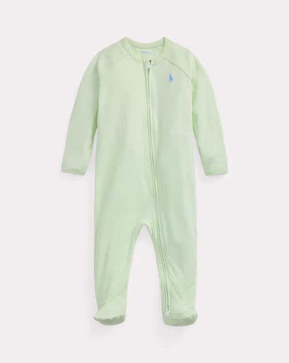 Cotton Interlock Footed Coverall