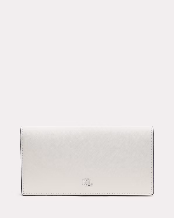 Crosshatch Leather Slim Wallet